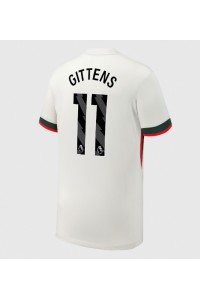 Chelsea Jamie Gittens #11 Voetbaltruitje Uit tenue 2025-26 Korte Mouw